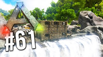 Ark Survival Evolved - EPIC WATERFALL BASE BUILD! [61] (Ark Survival Gameplay)