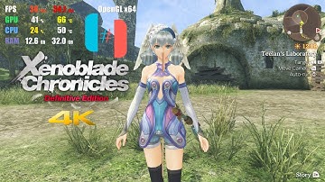 Ryujinx 1.0.6809 | Xenoblade Chronicles Definitive Edition 4K UHD | Switch Emulator Gameplay
