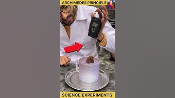 archimedes principle | buoyant force | #experiment #science #funny