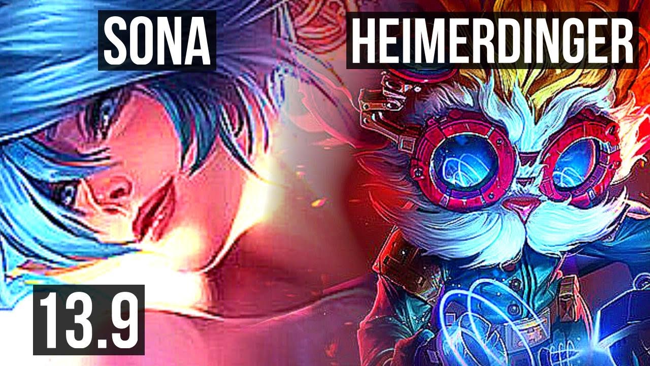 SONA & Lucian vs HEIMERDINGER & Ezreal (SUP) | 6/2/25, 600+ games | KR Master | 13.9