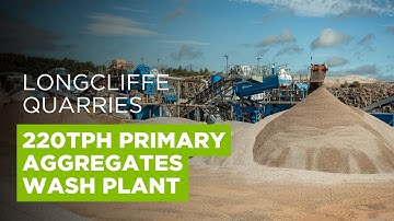 Longcliffe Quarries- 220tph Primary Aggregates Wash Plant, Derbyshire UK
