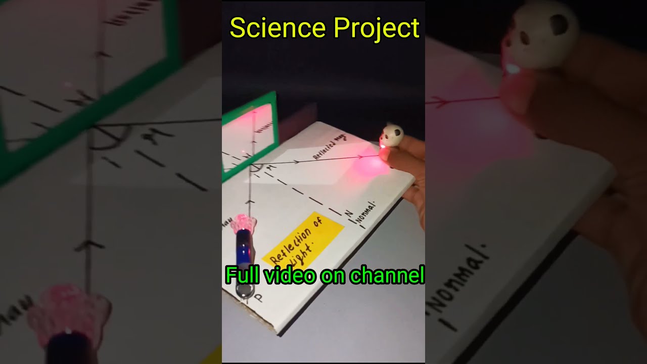 Reflection Of Light Science Project Youtubeshorts Shorts Short Shortvideo