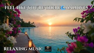 (No Ads) Maldives Sunset Relaxing Music 🌊 | Sleep, Study & Meditation Music | Stress Relief screenshot 3