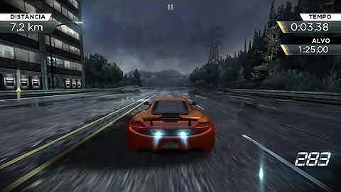 NFS MOST WANTED ANDROID GAMEPLAY  (MCLaren)