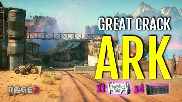 GREAT CRACK ARK: GRAV JUMP NANOTRITE ABILITY, ARK CHEST AND STORAGE CONTAINERS LOCATIONS | RAGE 2