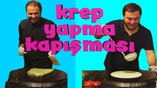 Kim Daha İyi Krep Yapacak?  Krepçide Melih VS. Tamer