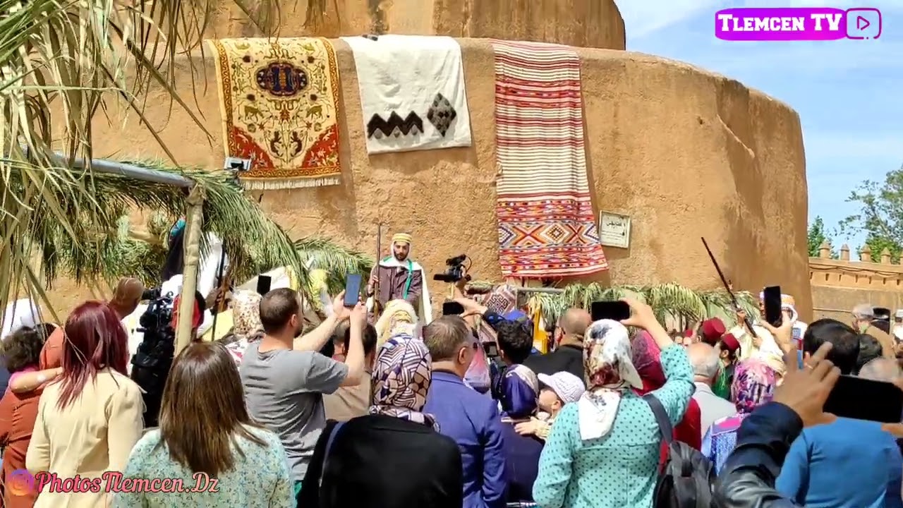 فعاليات بقلعة المشور بحضور والي تلمسان (خيمة الشعراء + سوق قديم بطابع جزائري )