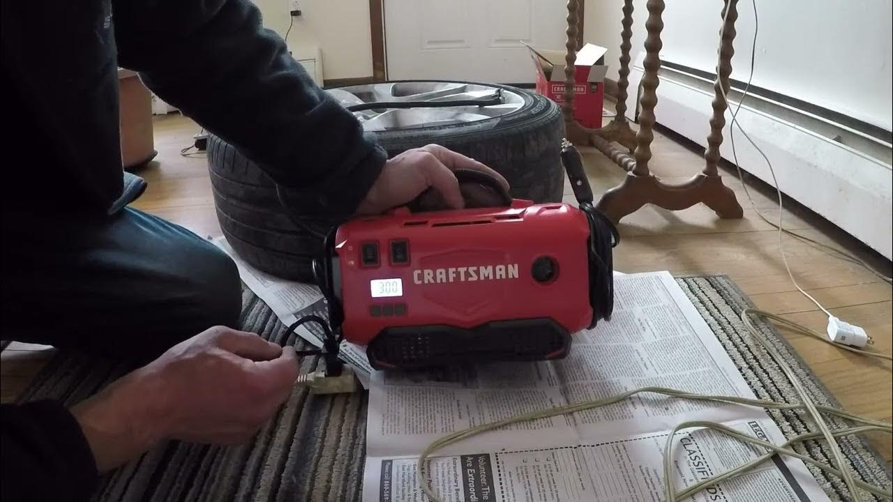 Craftsman tire inflator YouTube