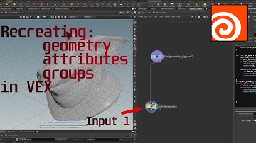 Recreating geometry, attributes, groups in VEX Houdini tutorial
