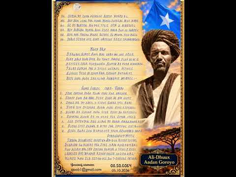 Somali Alphabet - gabay