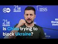 Zelenskyy accuses china  russia of disrupting peace efforts  dw news