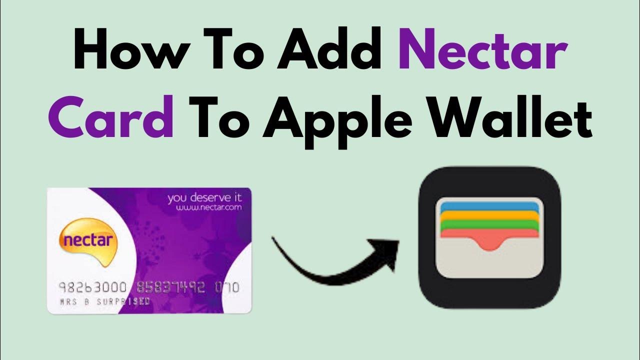 How To Add Nectar Card To Apple Wallet YouTube