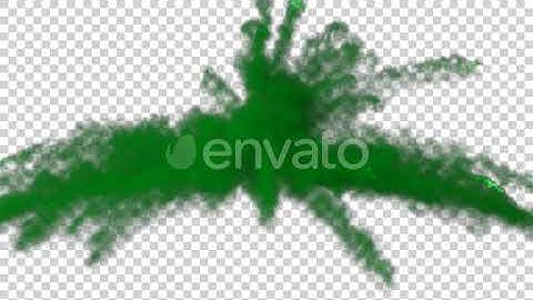 Green Smoke Explosion | Motion Graphics - Envato elements