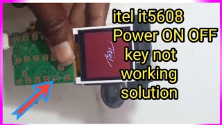 itel 5608power on off key not working itel 5608 power button solution