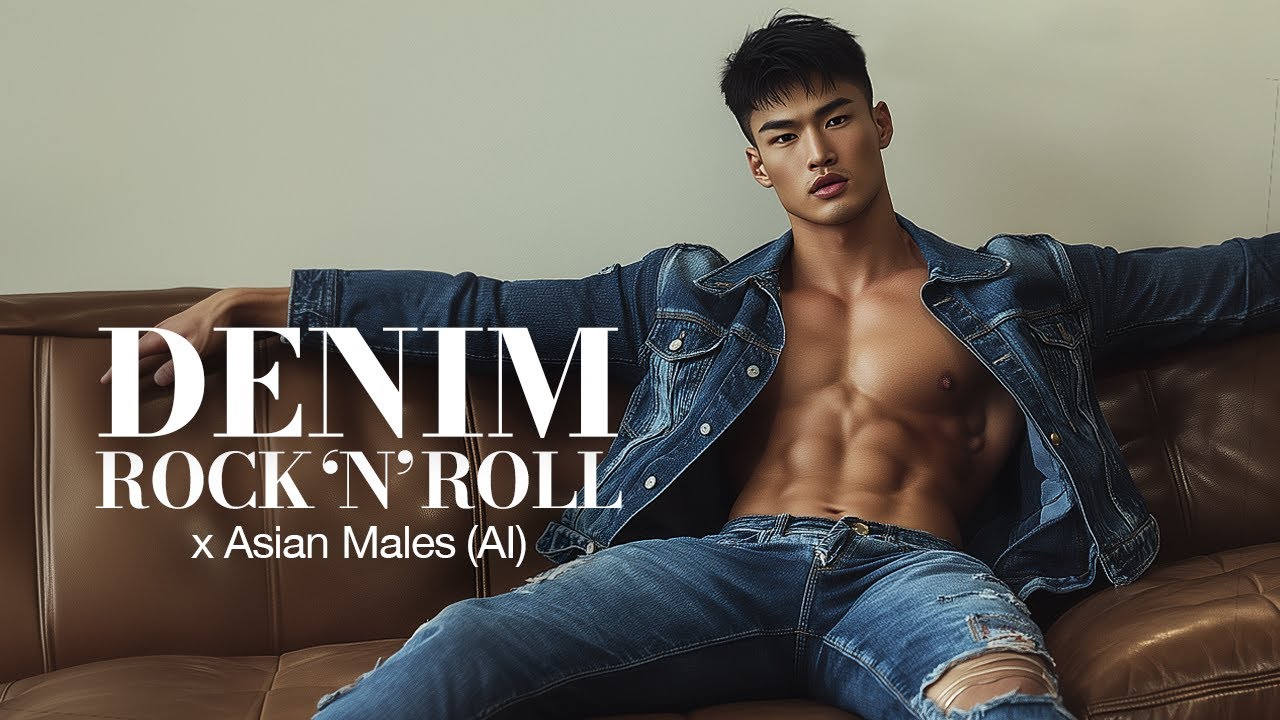 Denim Rock 'n' Roll 🎸 Asian Guys