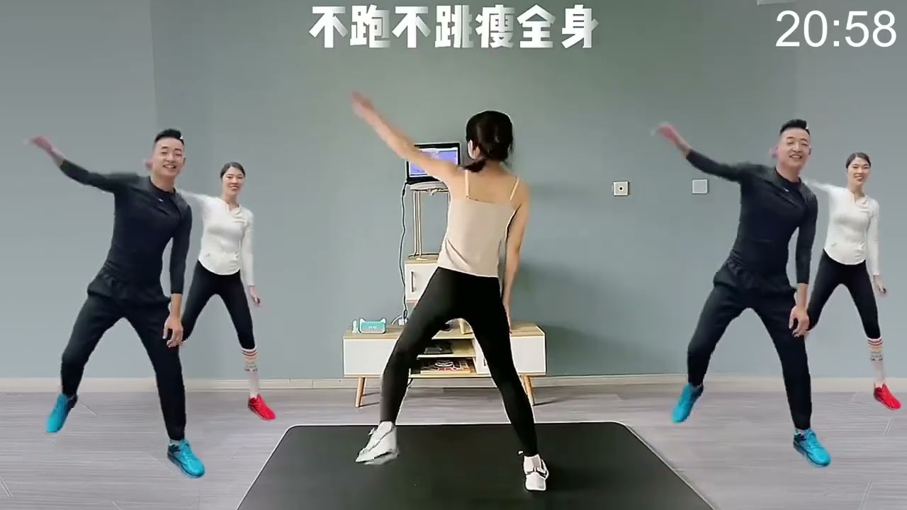 _ Projection Version _30 minutes without running or jumping sweating profuse burning fat a