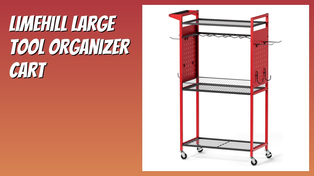 REVIEW (2026): LimeHill Large Tool Organizer Cart. Features