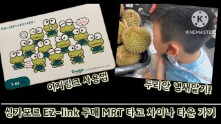 싱가포르 에서 이지링크 (EZ link) 구매 / MRT 타보기 / 차이나타운 경험 / 대중교통 여행