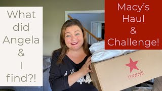 Macy's Haul & Challenge with Angela Masson!