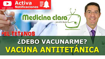 ¿Quién debe recibir la vacuna antitetánica?