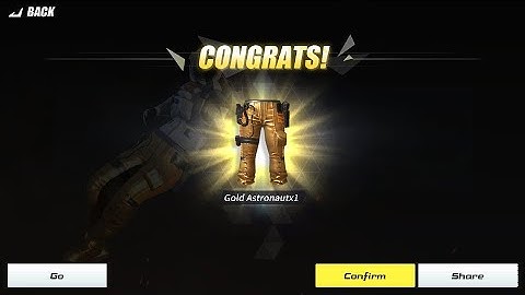 Getting The GOLD ASTRONAUT PANTS! / Road To Gold! (Rules of Survival)