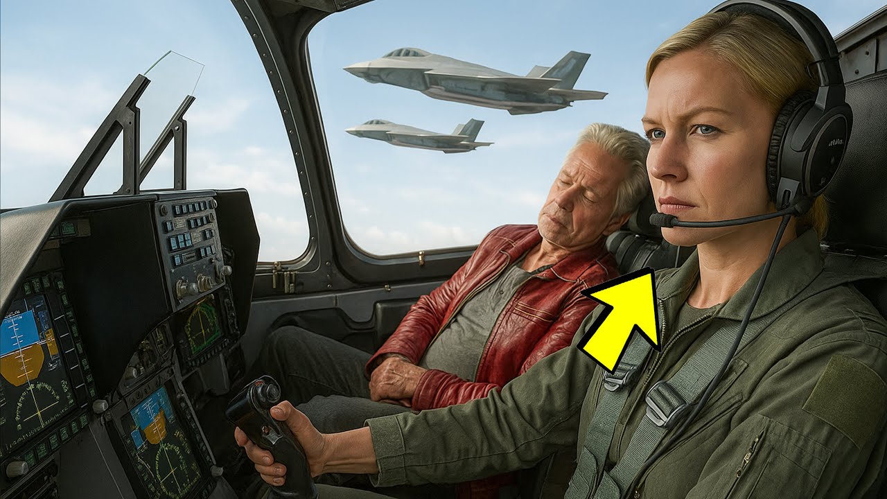 Sie rettete 164 Leben in 30.000 Fuß – dann erkannten F-35-Eskorten ihr legendäres Rufzeichen Ikon