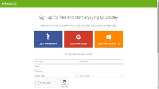 How to sign up in Educaplay