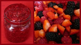 Mixed berry jam recipe - how to make an easy low carb, keto, sugar
free without pectin and with chia seeds. here's the full for you
https://yumm...