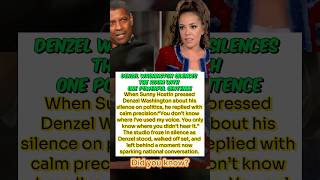Denzel Washington Silences the Room with One Powerful Sentence