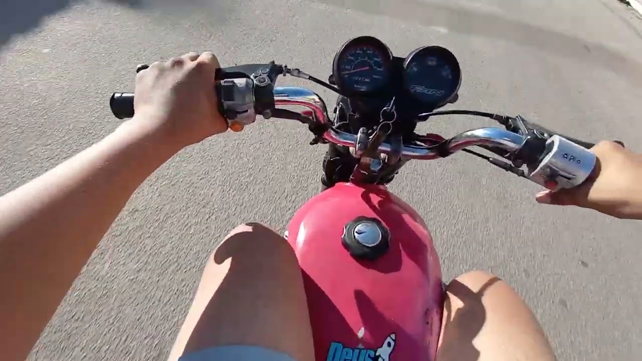 dando uma volta de Sundown Hunter 100 dar pau em pop 110