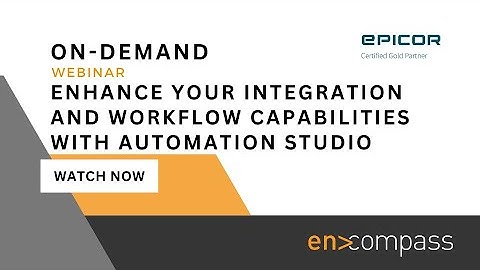 Enhance your Integration and Workflow capabilities with Automation Studio