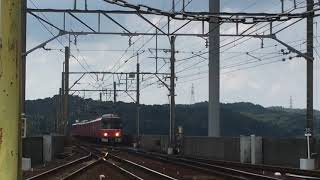 名鉄3500系未更新車 3522f＋名鉄3100系 3113f（急行豊橋行き)  本宿駅  到着‼️