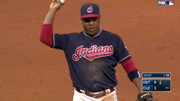 DET@CLE: Ramirez makes a diving stop to rob Iglesias