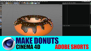 Make Donuts || Cinema 4D || Adobe Shorts