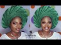 Instagram Trending Gele; Full Fan Gele Tutorial