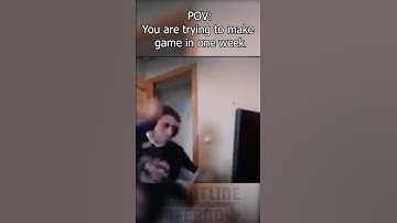 POV: You are trying to make game in one week #gamedev #indiegame #frontlineinferno