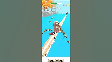 Spiral Roll | All Levels Gameplay Walkthrough | New Level 187 | ios, android, Mobile Game #shorts