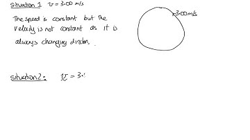 Problems with constant velocity and speed