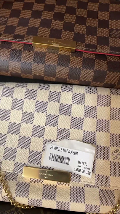 NTWRK - PRELOVED DISCONTINUED Louis Vuitton Favorite MM Damier