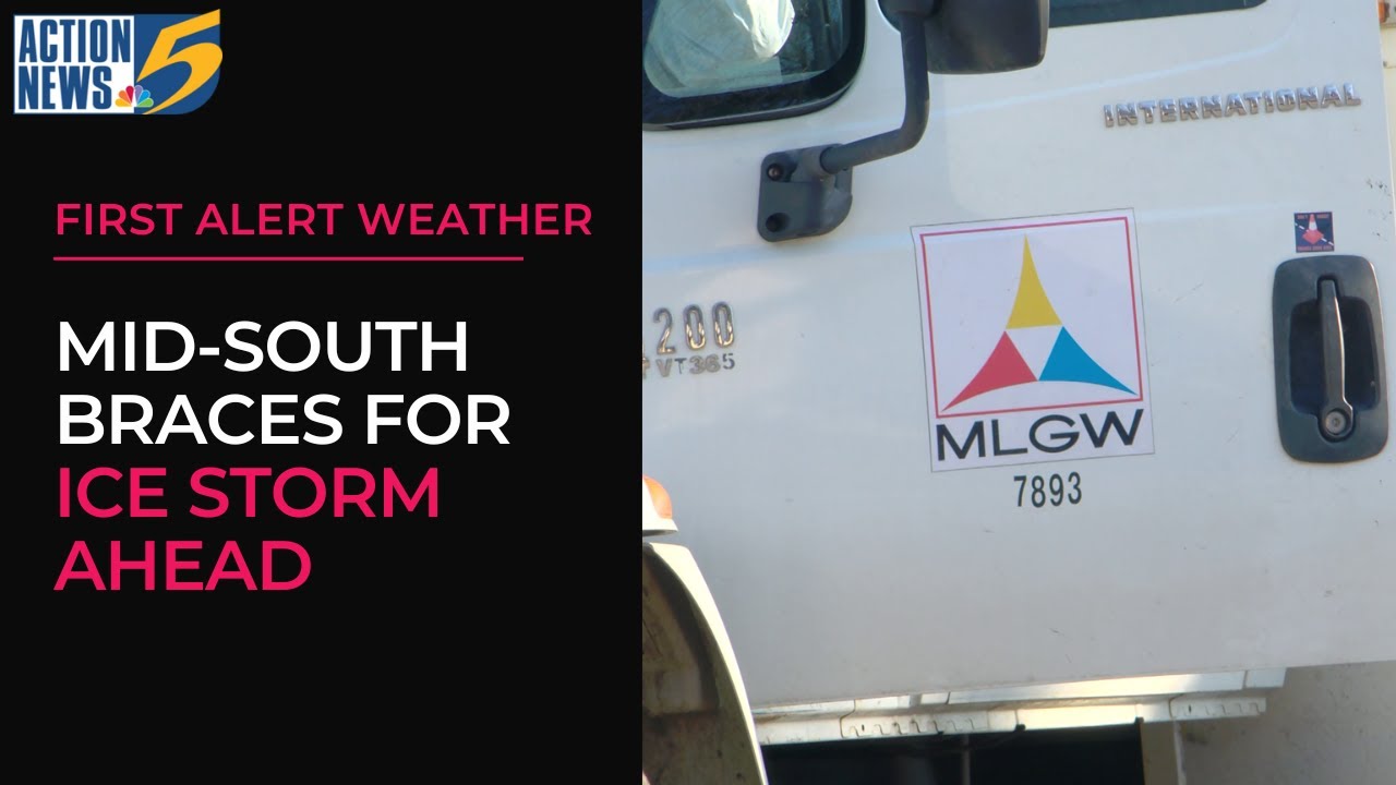 Mid-South braces for ice storm ahead - YouTube