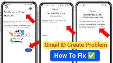 How to Fix Verifying your phone number problem | Google needs to