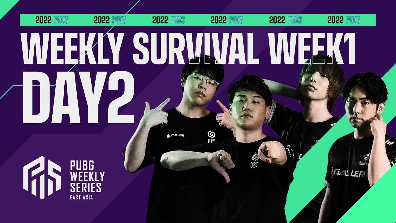 2022 PWS: Phase1 – Week1 Day2 | Weekly Survival【PUBG】
