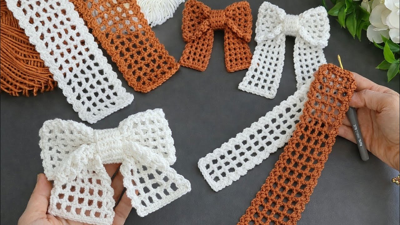 Easy Crochet Bow Tutorial 🧶 Beginner Friendly & Profitable