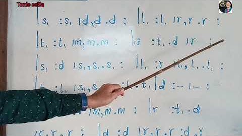 Tonic Solfa ( Practice) Quarter half