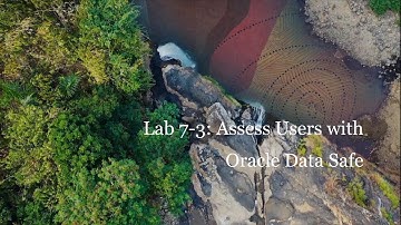 Lab 7-3 Assess Users with Oracle Data Safe