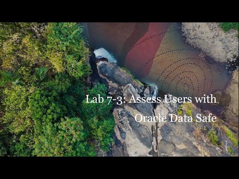 Lab 7-3 Assess Users with Oracle Data Safe
