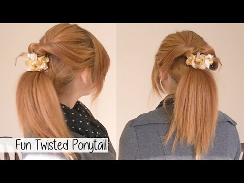 Cute Winter Ponytail For Medium Thick Hair