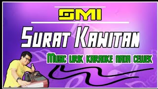 SURAT KAWITAN _ KARAOKE BANYUWANGI KOPLO || Versi terbaru 2024 [ Choard Am ]