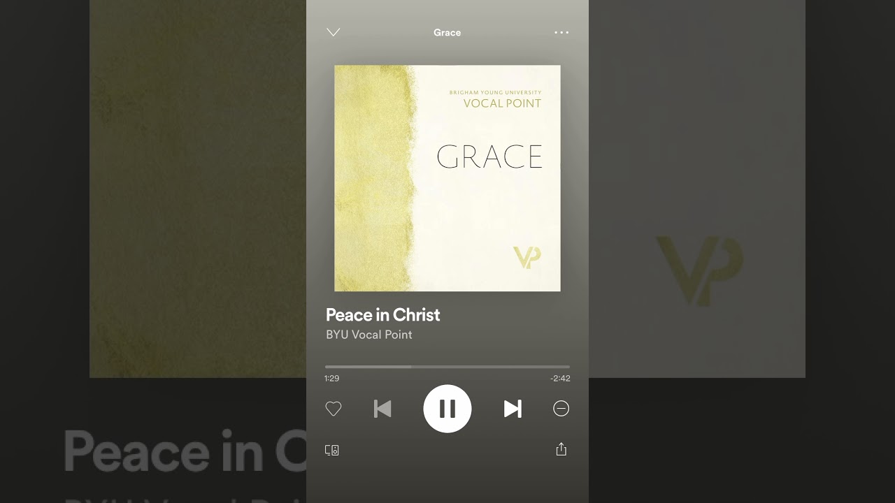 Peace In Christ - BYU Vocal Point
