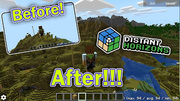 Distant Horizons On The Redmagic 10 Pro Using Zalith Launcher Snapdragon 8 Elite